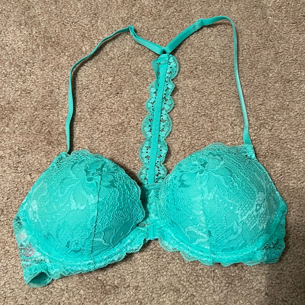 Victoria’s Secret PINK Aqua racerback bra